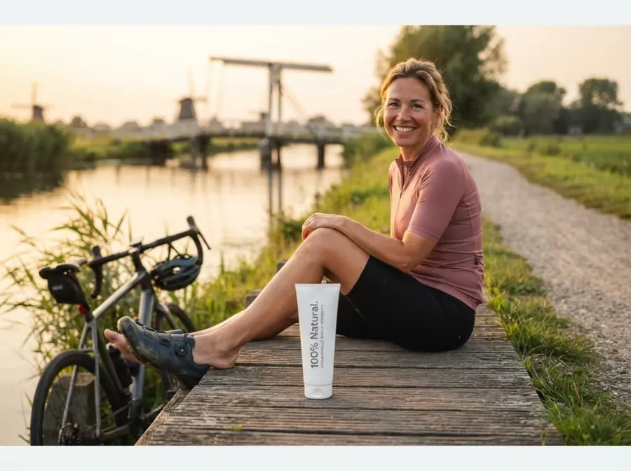 Woman cycling