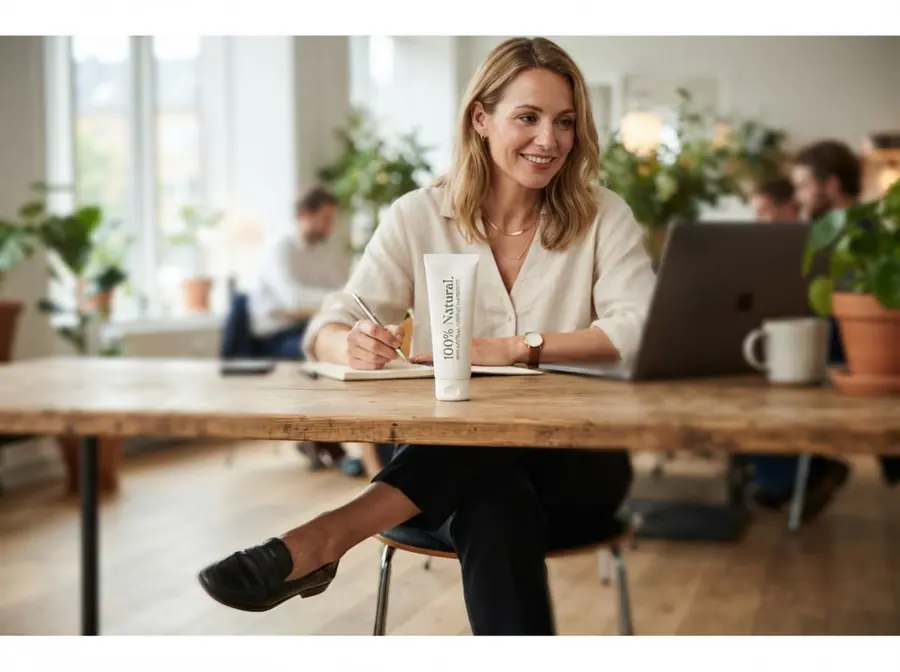 Woman at an office desk